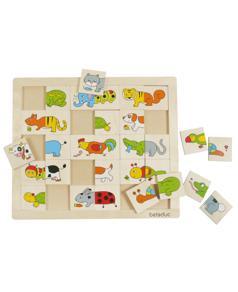 Match & Mix puslespil - Dyr