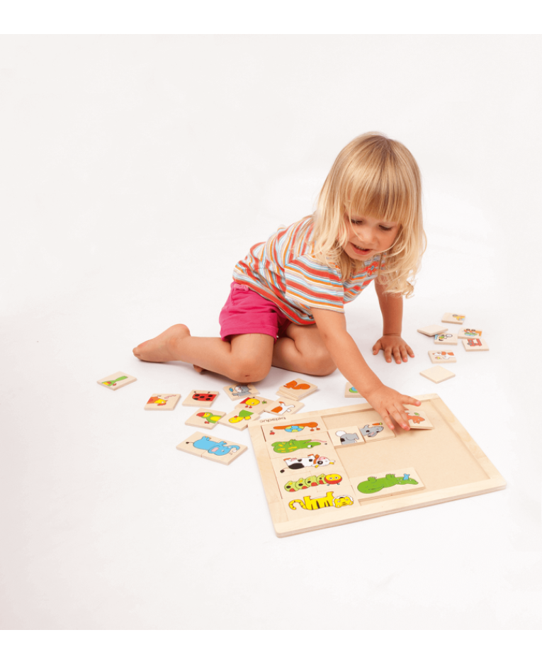 Match & Mix puslespil - Dyr