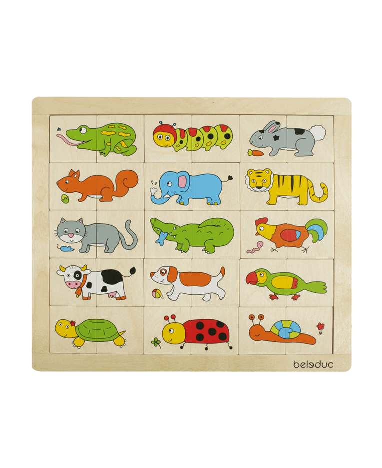 Match & Mix puslespil - Dyr