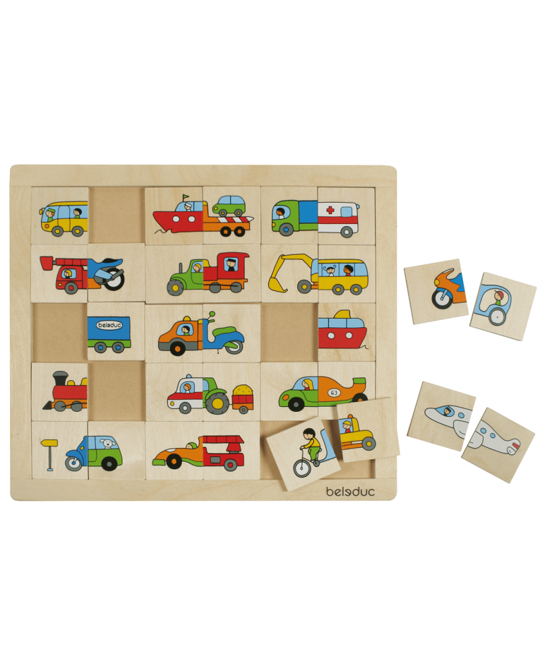 Match & Mix puslespil - Transport