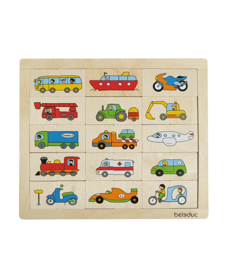Match & Mix puslespil - Transport