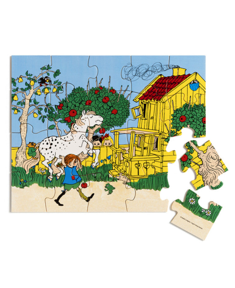 Pippi træpuslespil 20 brikker