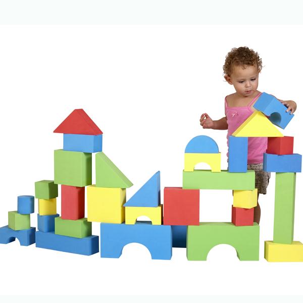 Edu-colour Skum klodser store - 32 stk ass. størrelse