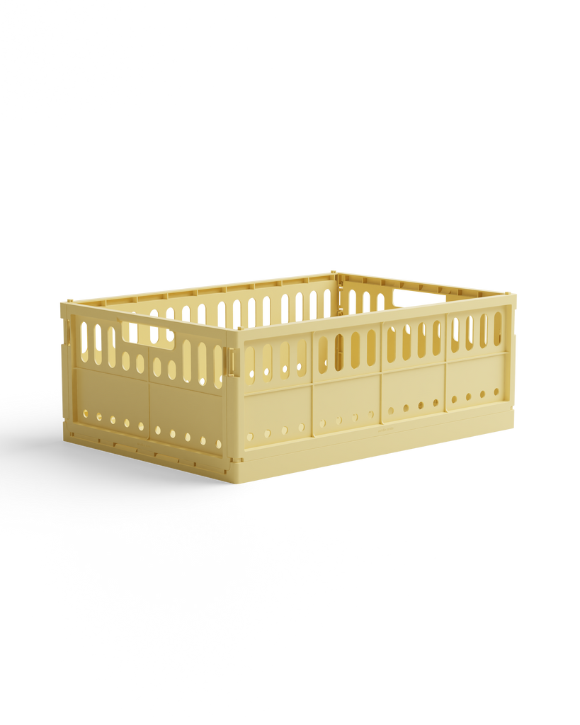Made Crate Foldekasse Maxi - Lemon cream