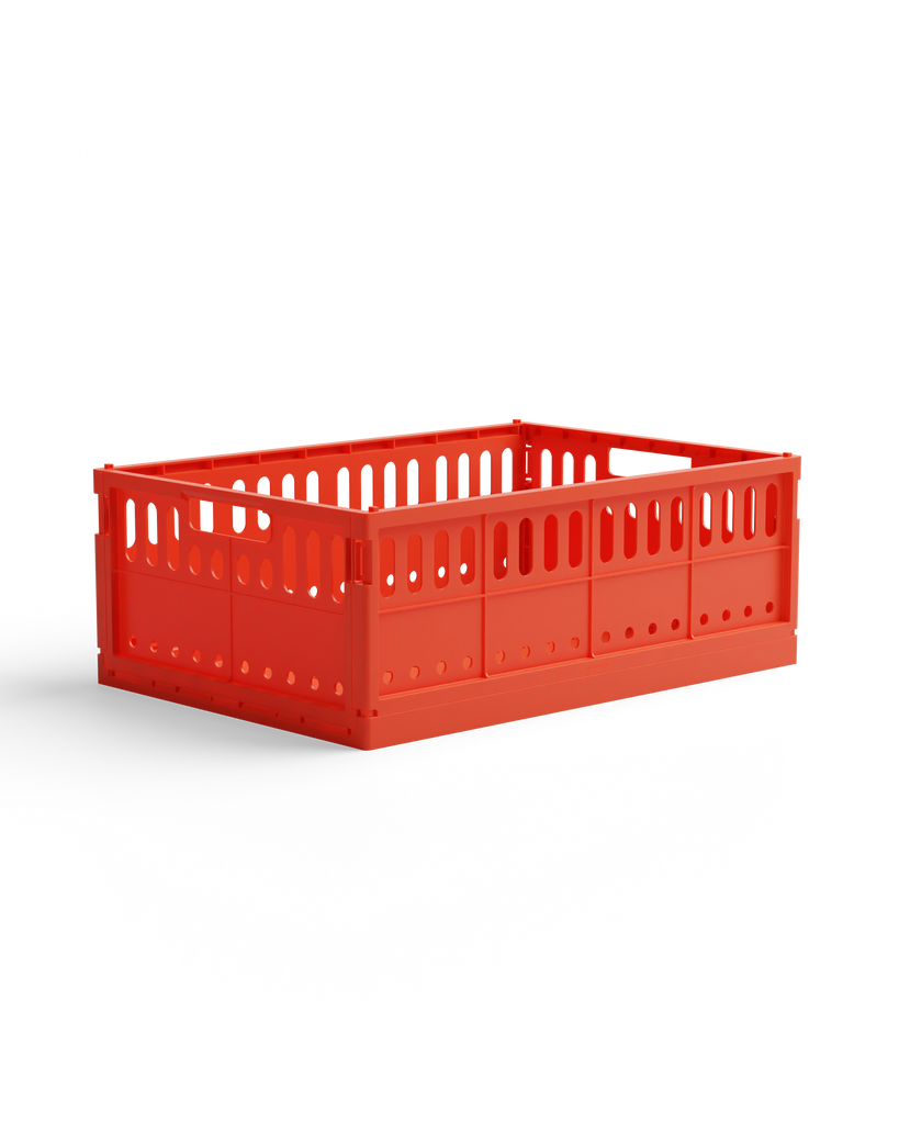 Made Crate Foldekasse Maxi - So bright red
