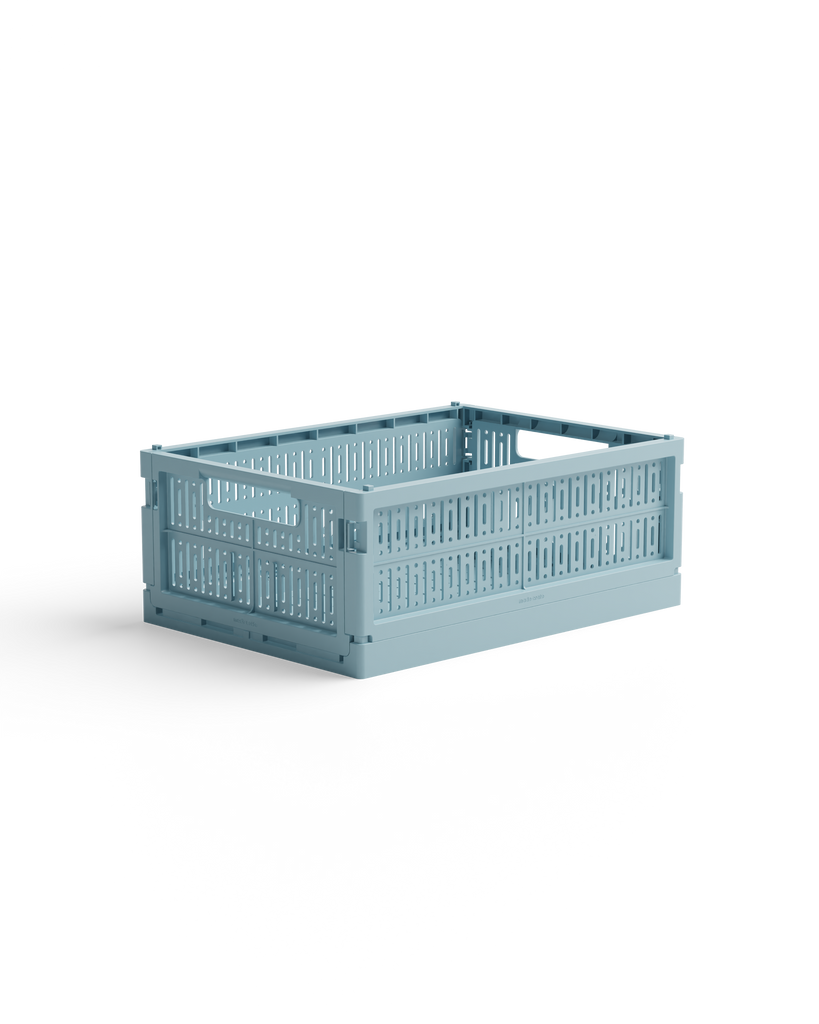 Made Crate Foldekasse Midi - Crystal blue