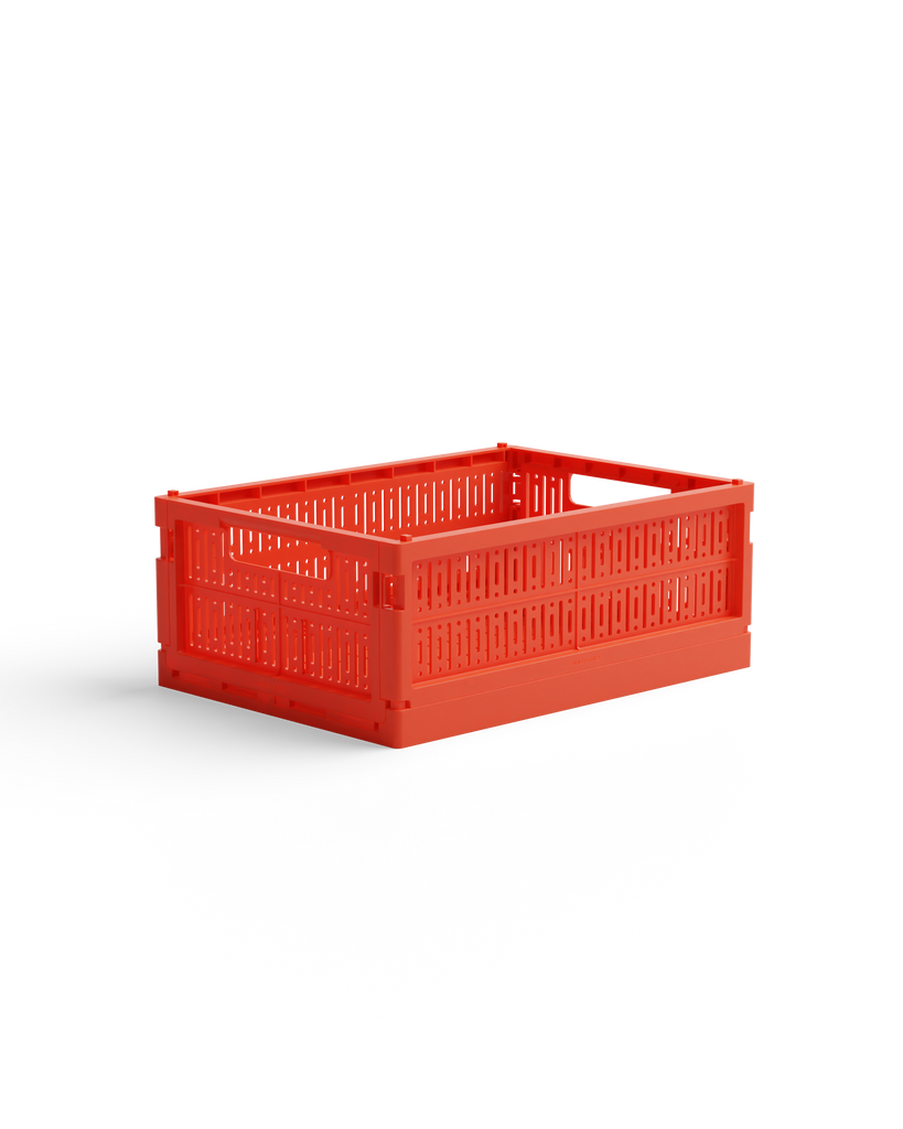 Made Crate Foldekasse Midi - So bright red