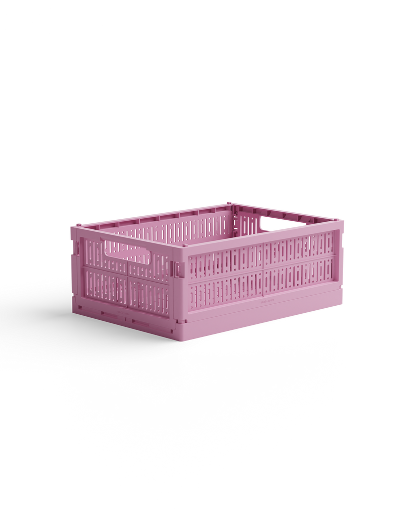 Made Crate Foldekasse Midi - Soft fuchsia
