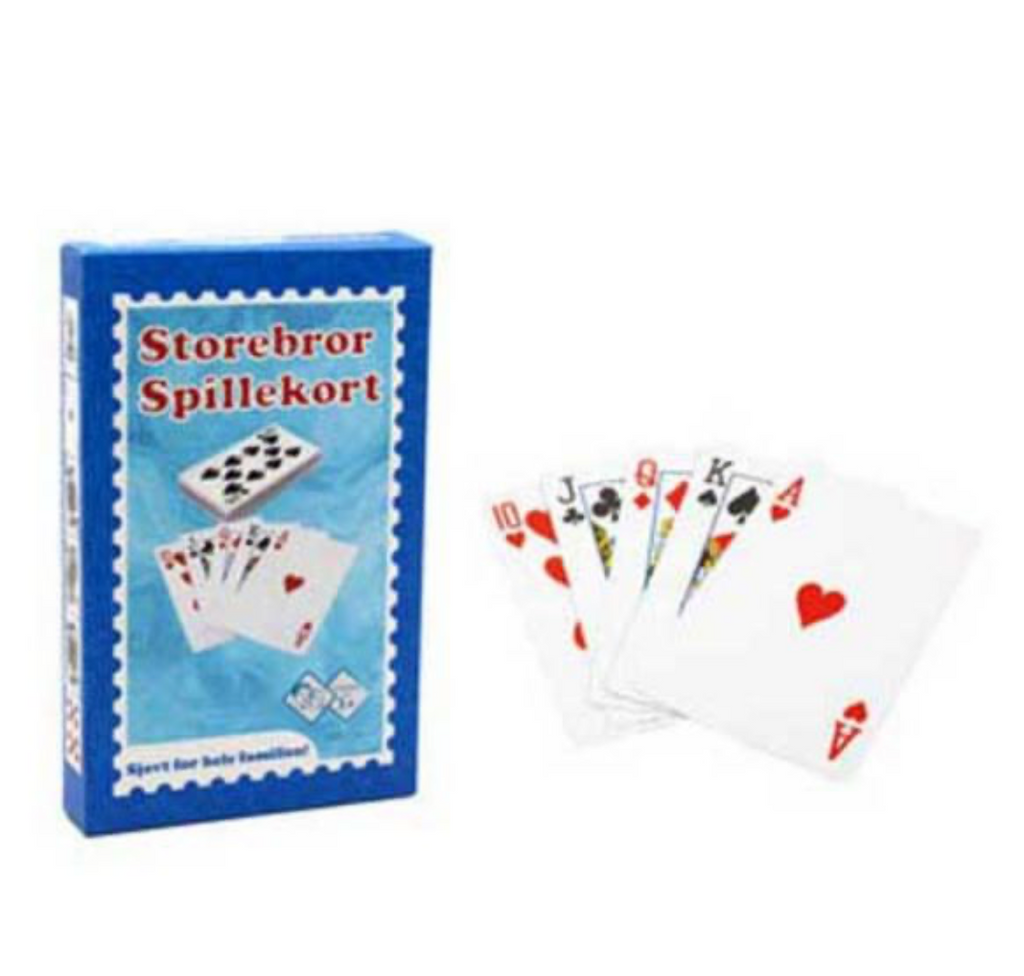 Spillekort Storebror - str. 14 x 8,7 cm