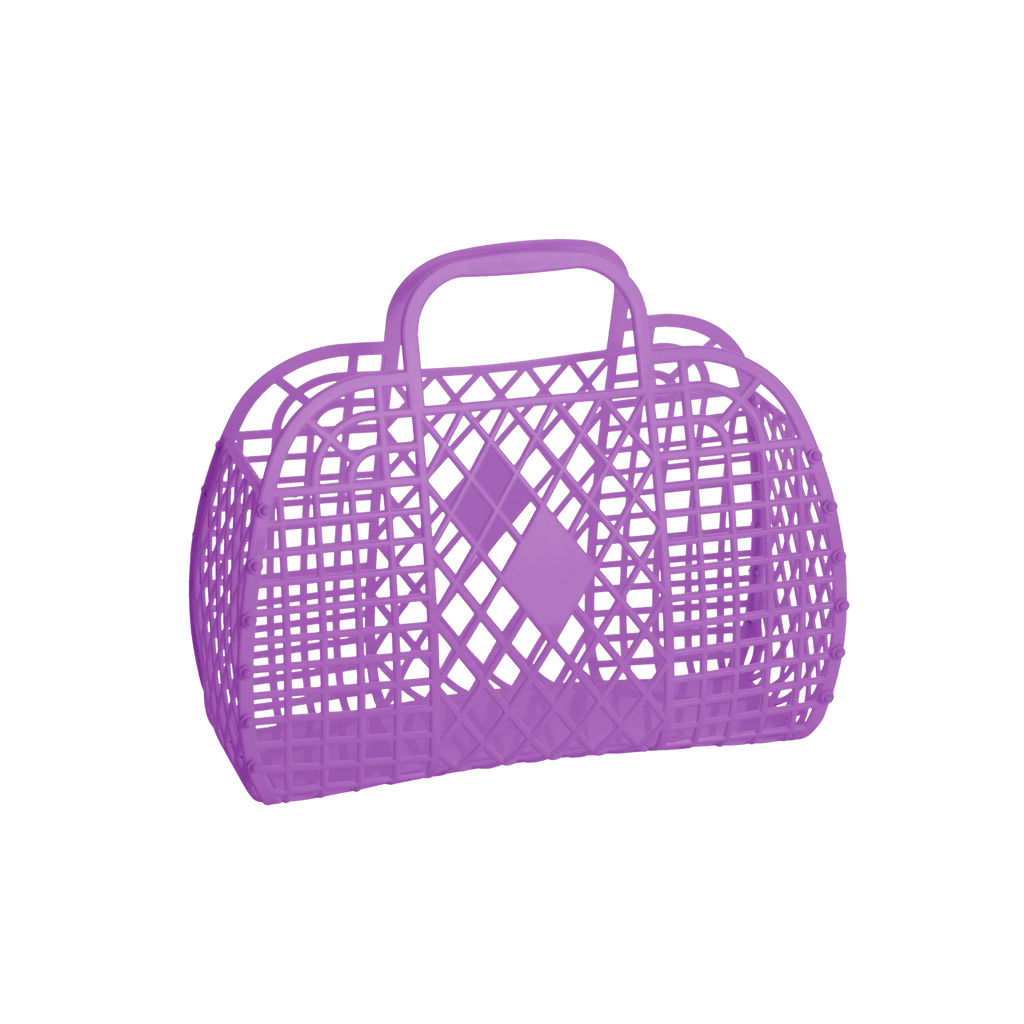 Sun Jellies Retro Basket SMALL -  Purple