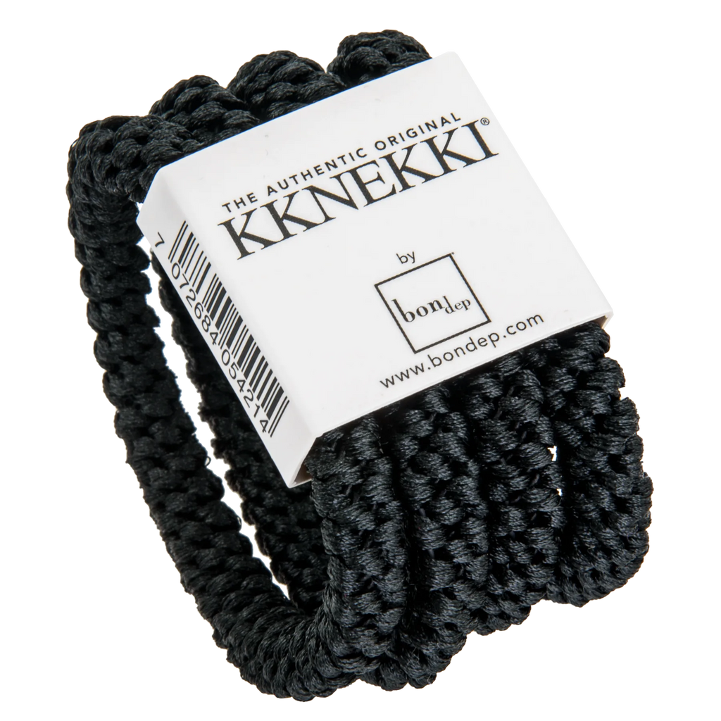 Bon Dep Kknekki hårelastik - 4 stk. Black (Bundle 22)