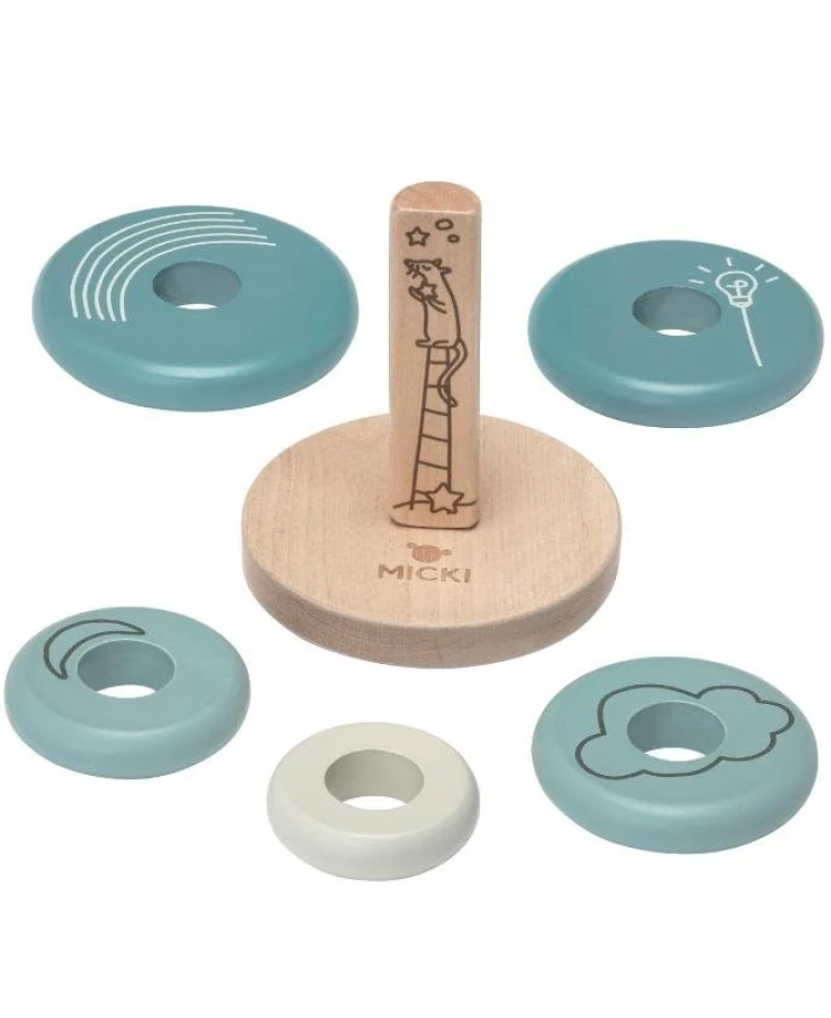 Micki Ringpyramide med 5 ringe