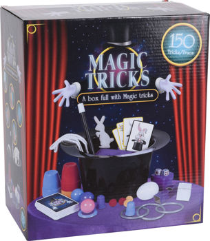 Tryllesæt til 150 Tricks inkl. Magisk Hat