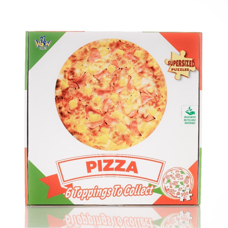 SuperSized Puslespil Pizza - 300 Brikker