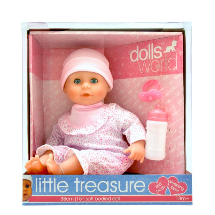 Dolls World Little Treasure Dukke - 38 cm