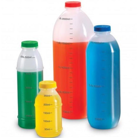 Plast måleflaske sæt - Legeslottet