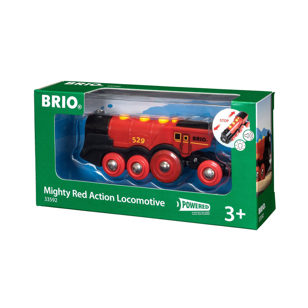BRIO Stort, rødt lokomotiv - 33592