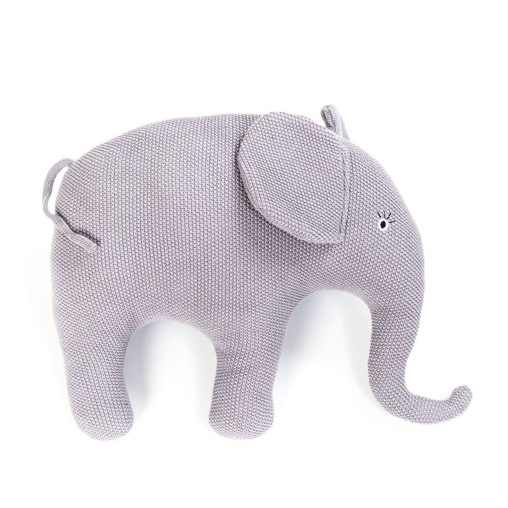 Smallstuff elefant pude - Lilla, 34 x 41 cm