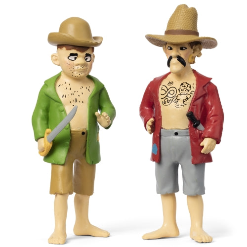 Pippi Figursæt - Pirater Jim og Buck