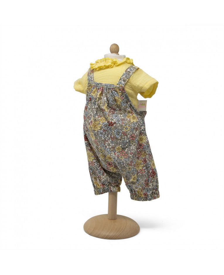 Mamamemo Dolls  Dukketøj Blomstret buksedragt 38-41 cm