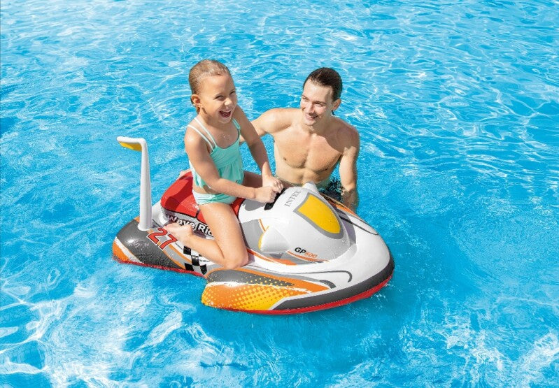 Intex Speedbåd Wave Rider Ride On - Rød, 117x77 cm