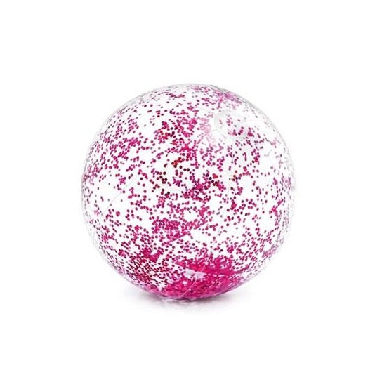 Intex Badebold Transparent Glitter - Pink 51 cm