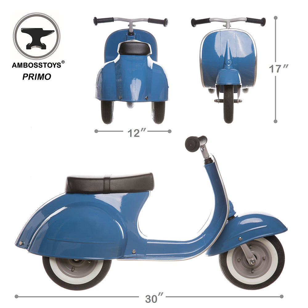 Ambosstoys Primo Classic Løbecykel  - Scooter Blå