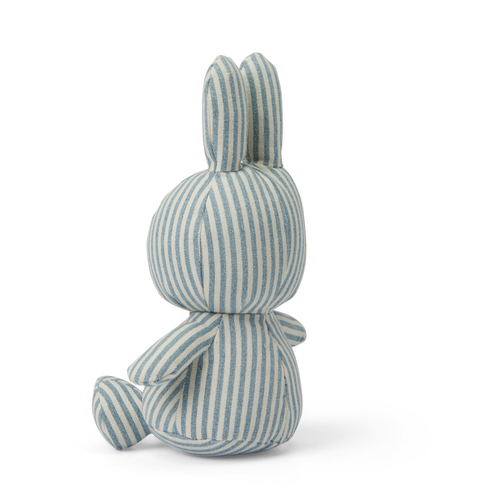 Bon Ton Toys Bamse Miffy Kanin - Denim stripe, 23 cm