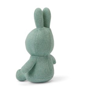 Bon Ton Toys Bamse Miffy Kanin, Øko Strik - Sea Blue, 23 cm