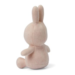 Bon Ton Toys Bamse Miffy Kanin, Øko Strik - Soft Pink, 23 cm