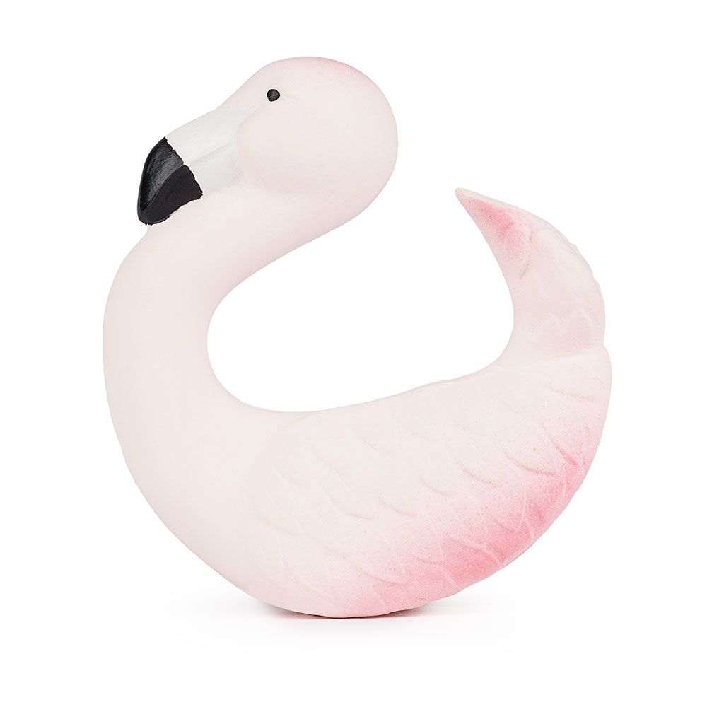 Oli & Carol Armbånd i naturgummi - Flamingoen Sky