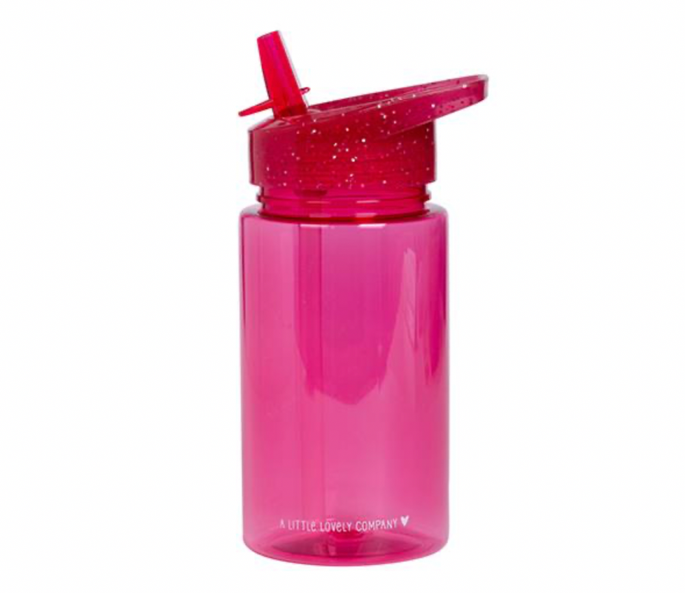 A Little Lovely Company Drikkedunk - Glitter Pink