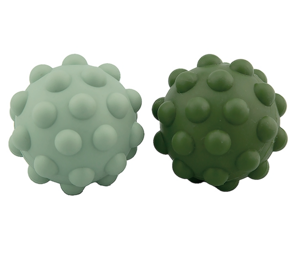 Tiny Tot Sanse silikone bolde grøn
