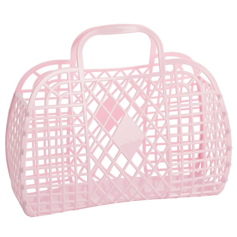 Sun Jellies Retro Basket LARGE -  Pink