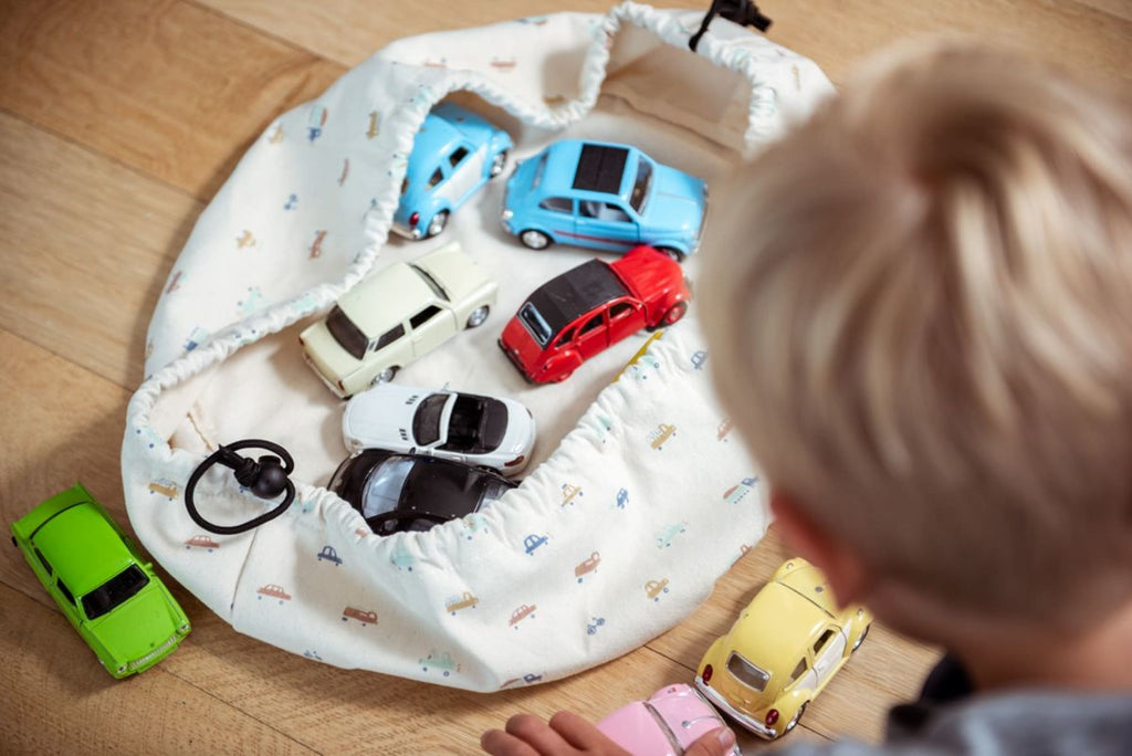 Play&Go opbevaringspose - Mini Cars