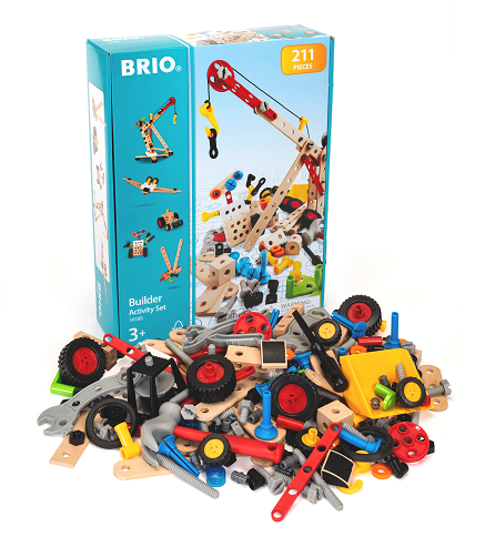 BRIO Builder Aktivitetssæt, 211 dele - 34588
