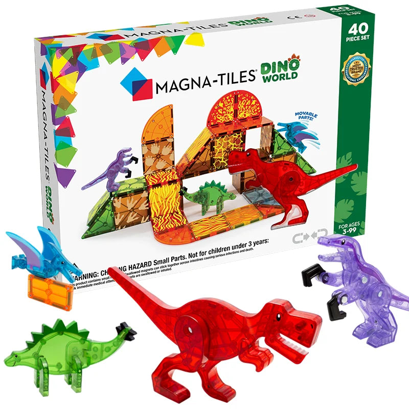 Magna-Tiles Dino World 40 stk.