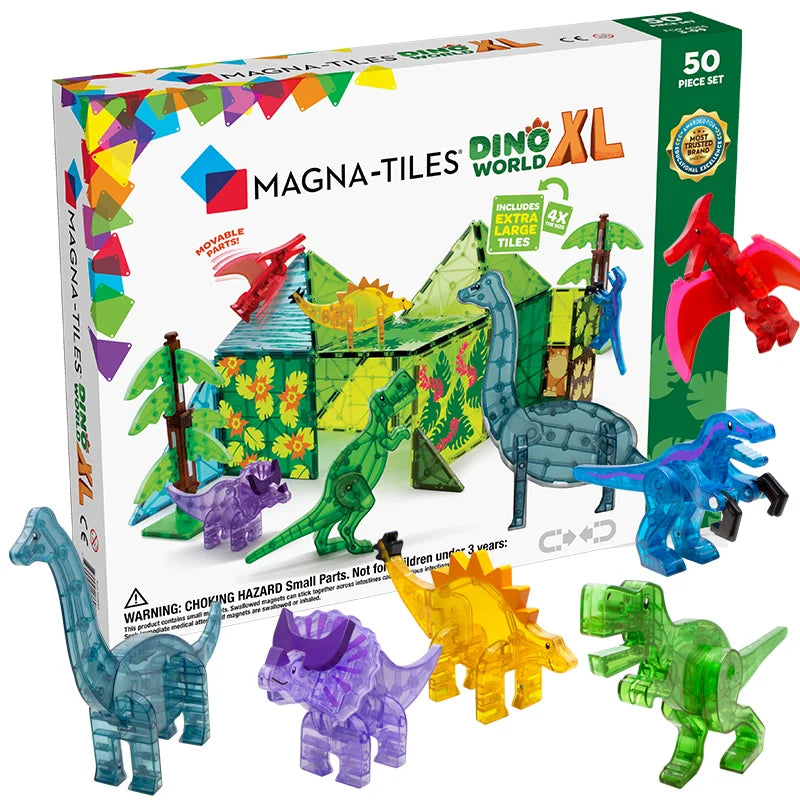 Magna-Tiles Dino world XL 50 stk.