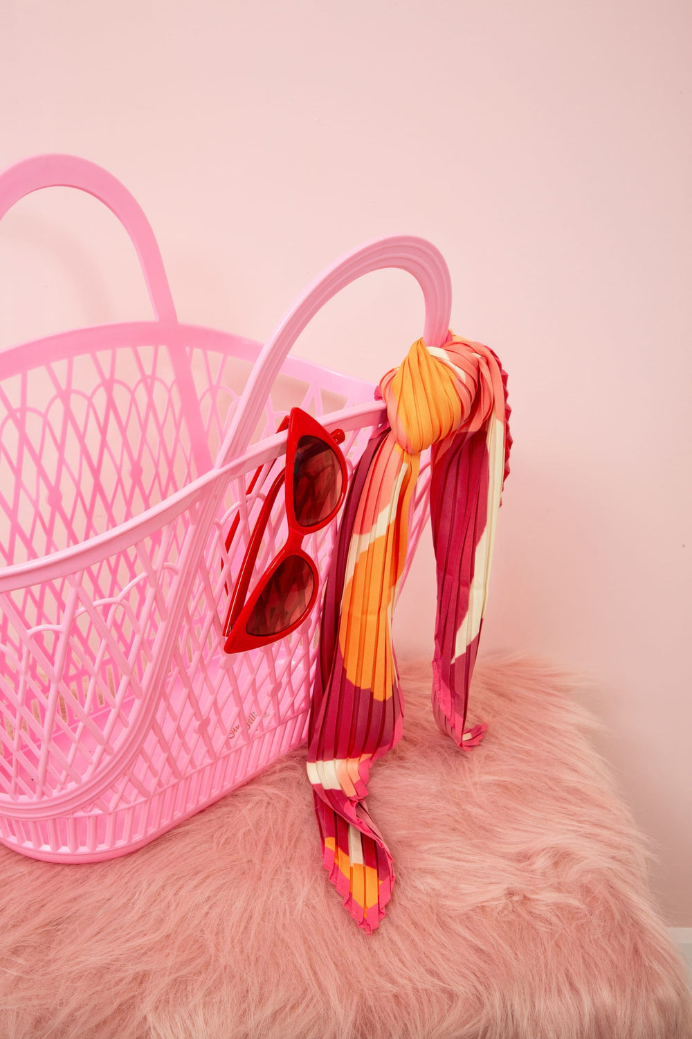 Sun Jellies Betty Basket - Bubblegum Pink