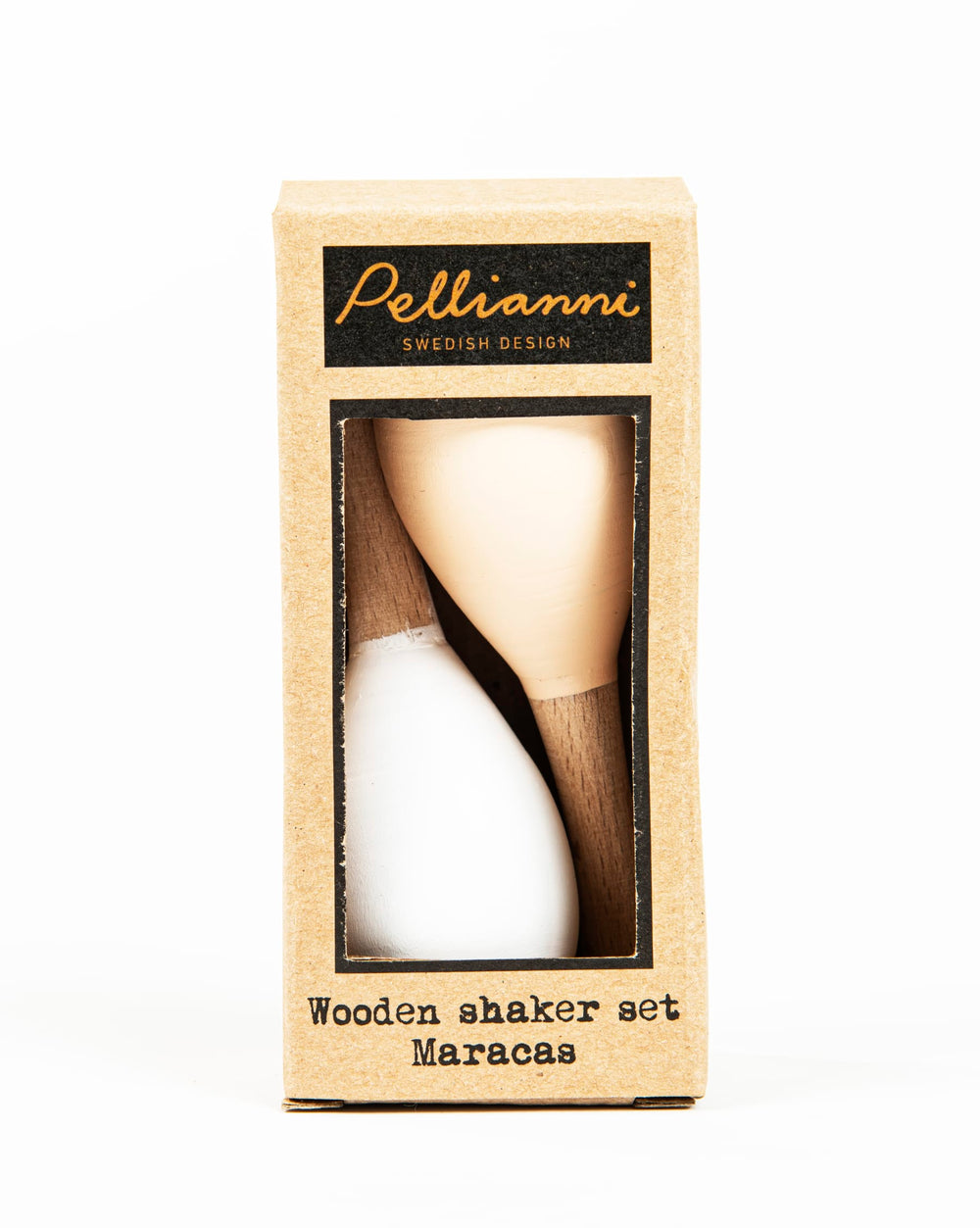 Pellianni Maracas Wooden shaker - Nude